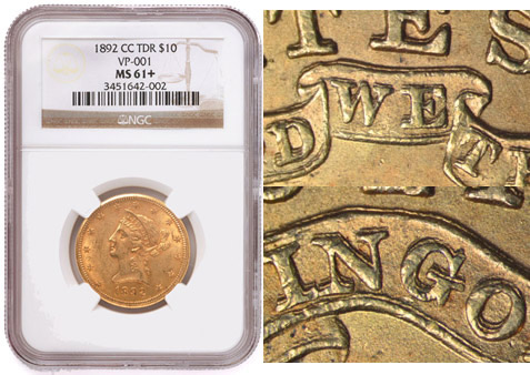 NGC-Certifies-Significant-1892-$10-Tdr-Carson-City-Variety